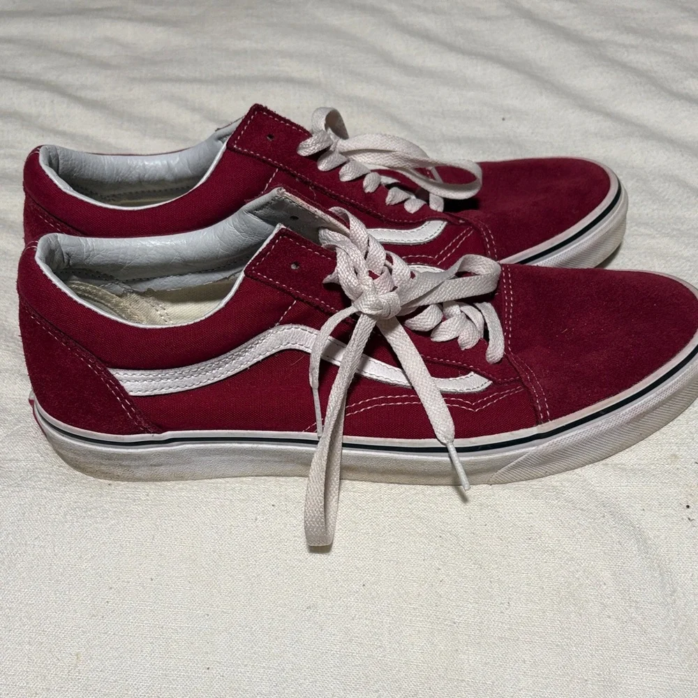 Vans Men's Burgundy Sneakers - Picture 6 of 6